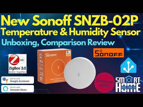 SONOFF SNZB-02P NEW Temperature and Humidity Sensor