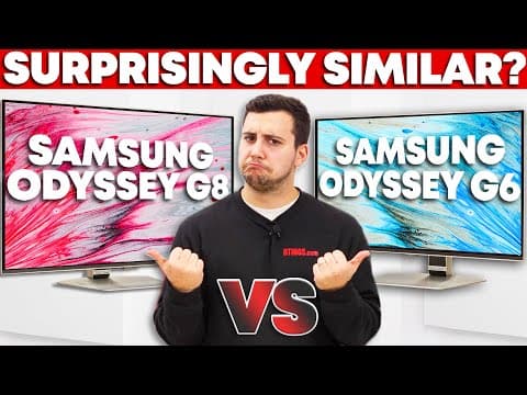 Samsung Odyssey OLED G8 vs Samsung Odyssey G6: Closer Than You Think?