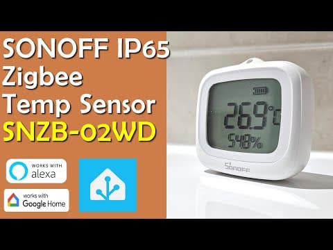Sonoff Zigbee IP65 SNZB-02WD Review - Temperature and Humidity Sensor